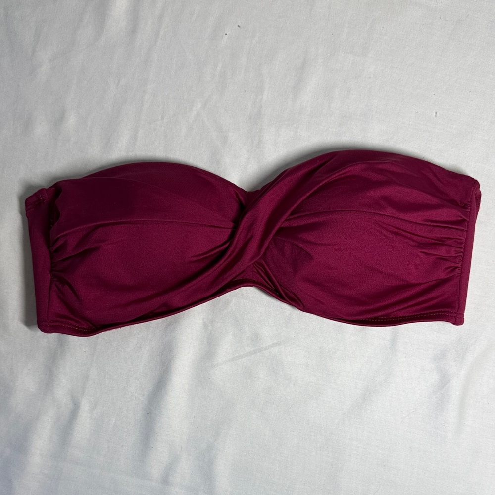 Mossimo Supply Co. Dark Red Bikini Top. S.